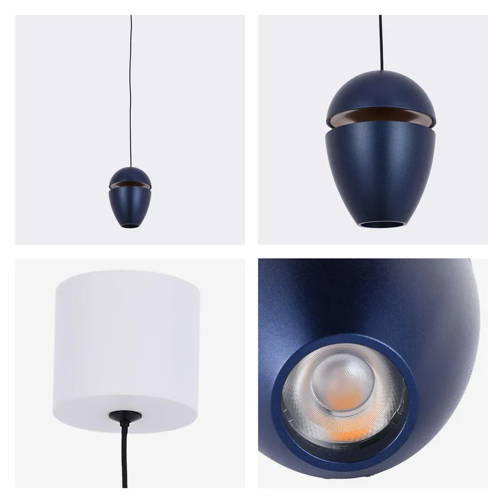 Detalles de la Lámpara Colgante LED Acorn con Efecto de Iluminación en la Covado 10W Blanco Cálido-150-19074