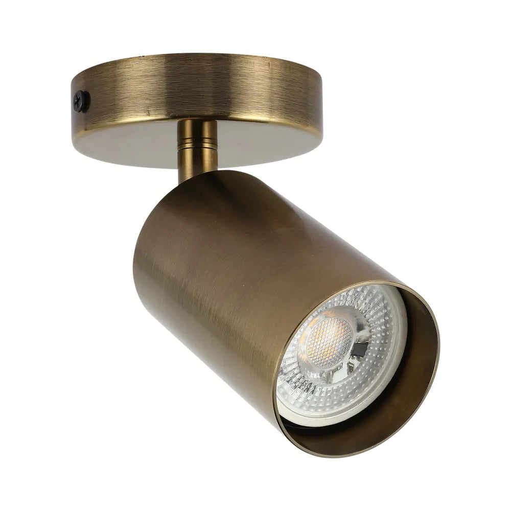 Focos TEKLED Latón Antiguo GU10 Barra de Focos-1 Lámpara-172-030621