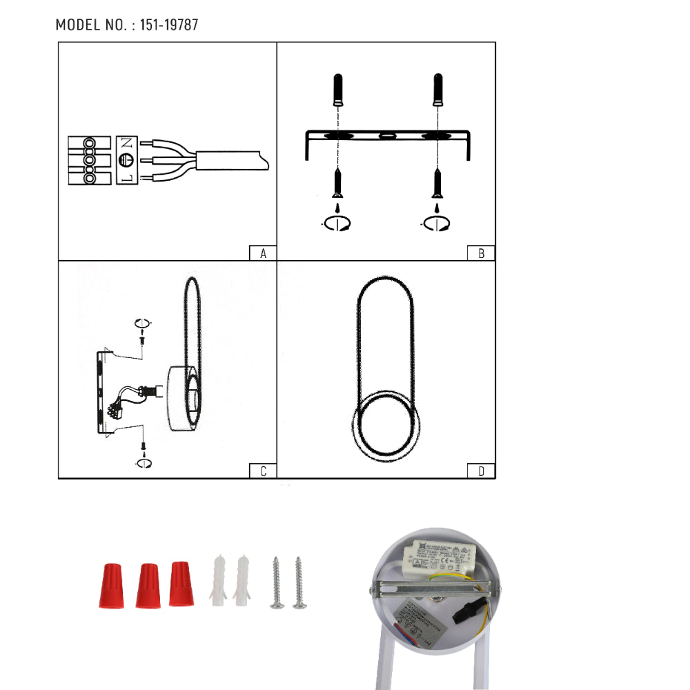 Aplique LED de pared en forma elíptica, ideal para espacios modernos, aporta luz blanca fría a salas y pasillos contemporáneos.