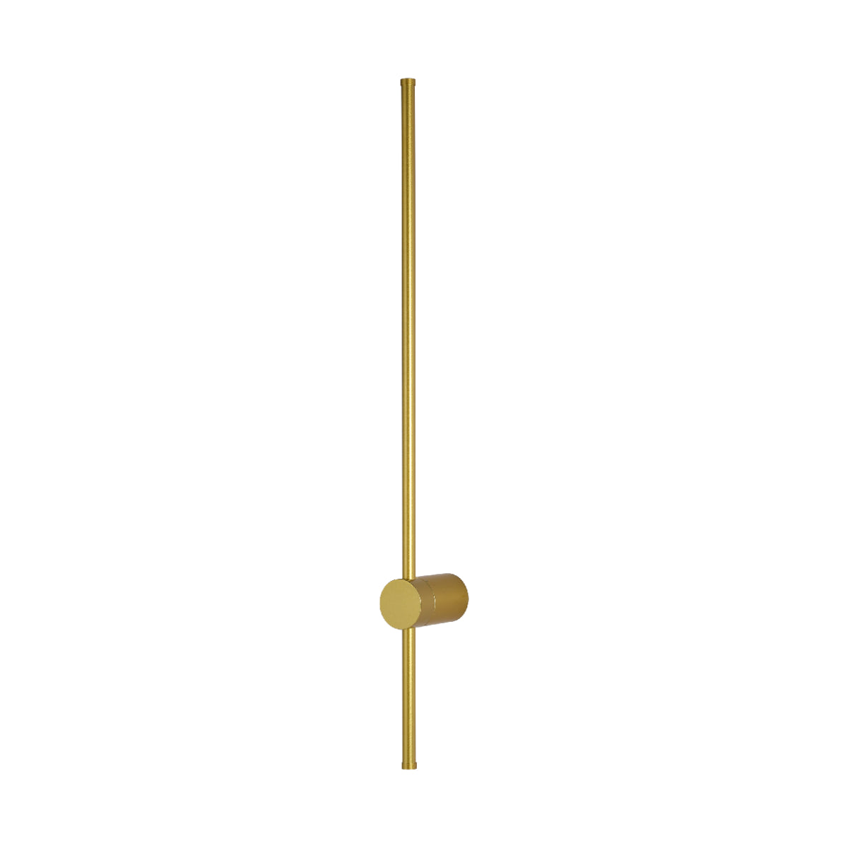 Aplique de pared lineal minimalista, ideal para decoraciones modernas en salas de estar o pasillos elegantes.