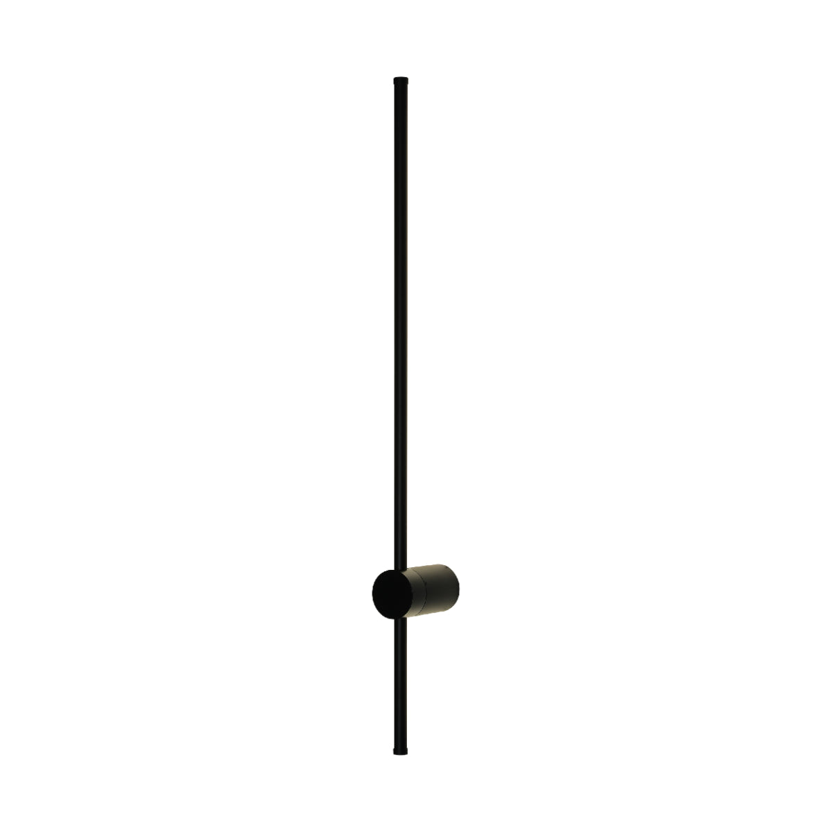 Aplique de pared lineal minimalista, ideal para salones modernos, aportando iluminación elegante y contemporánea al espacio.
