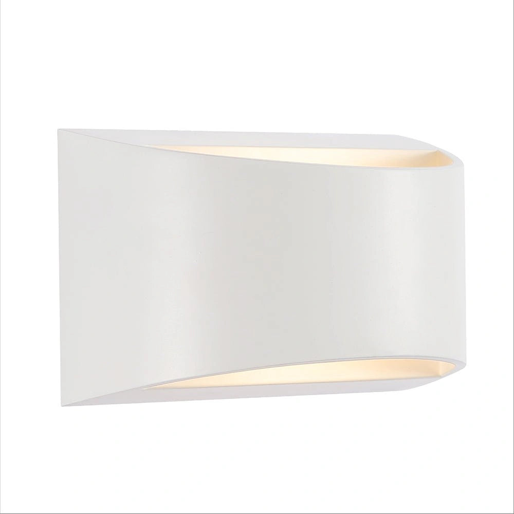 Main image of Flat White Aluminium LED Wall Light 5W Warm White