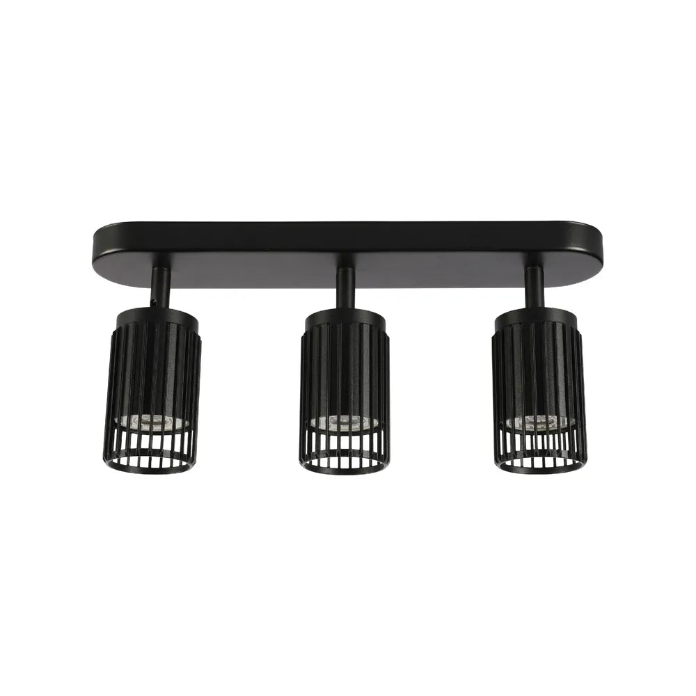 Foco TEKLED Aria Cage-Bar Ajustable GU10 Foco-3 Cabezas-172-03157