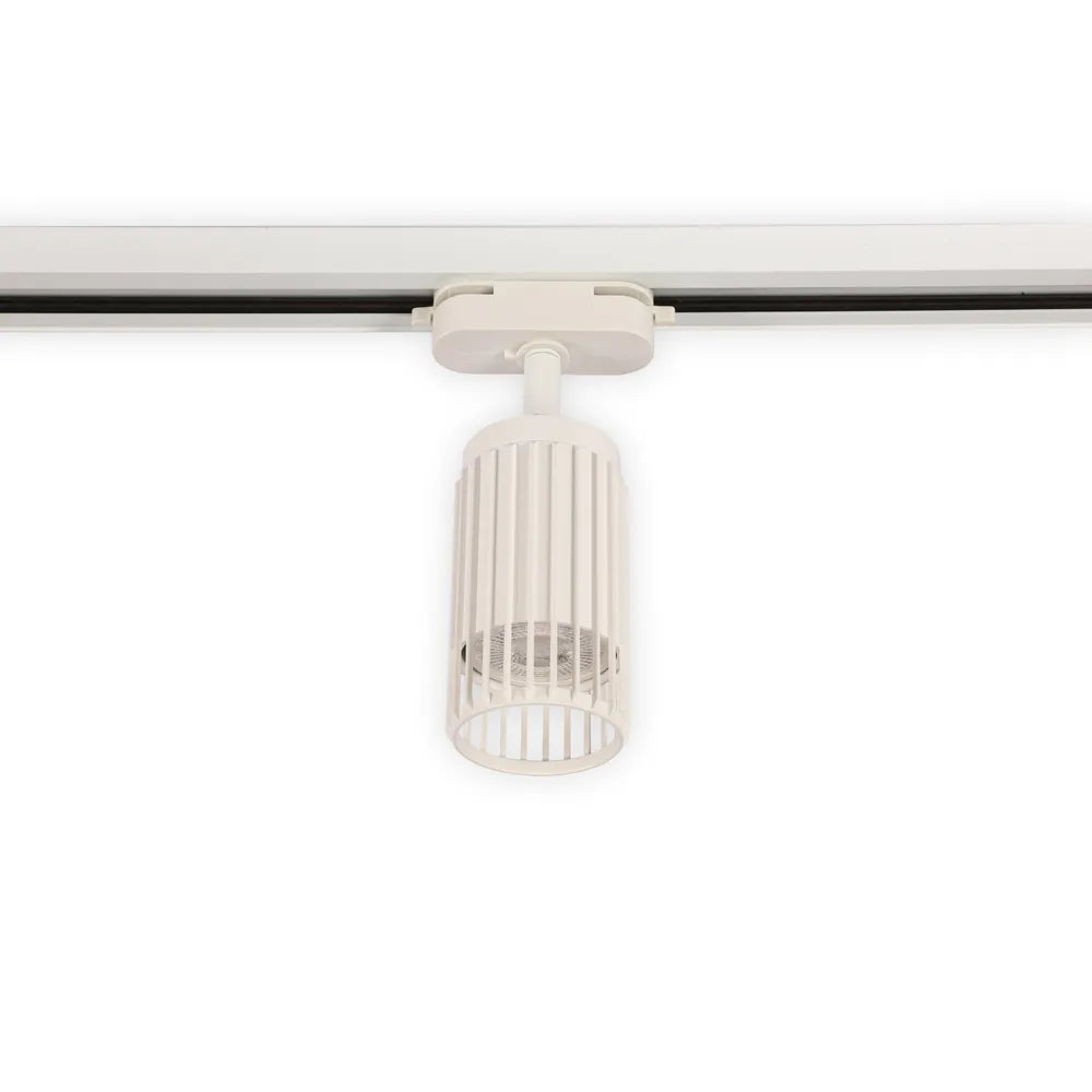 GU10 Foco de Carril TEKLED Aria Cage-Bar GU10 Foco de Carril-Blanco-174-03200