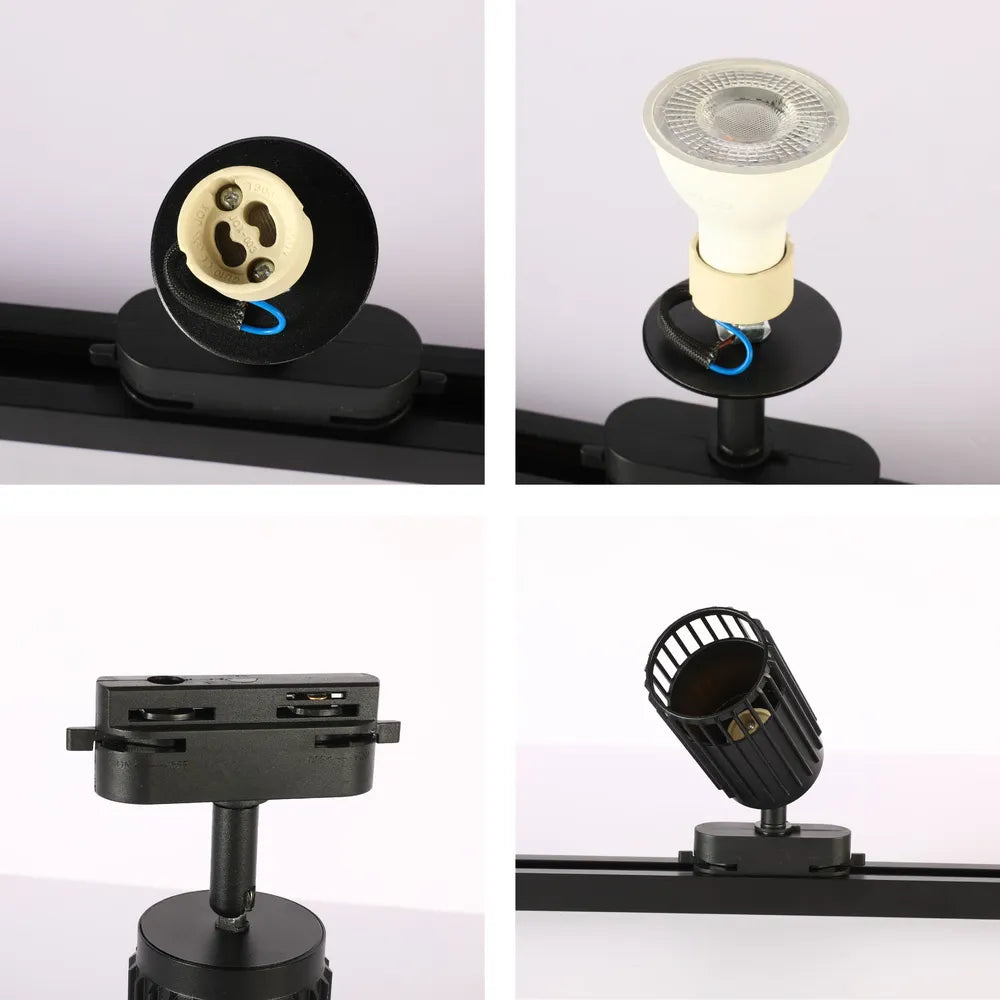 Toma cercana del Aria Cage-Bar GU10 Tracklight-174-03202