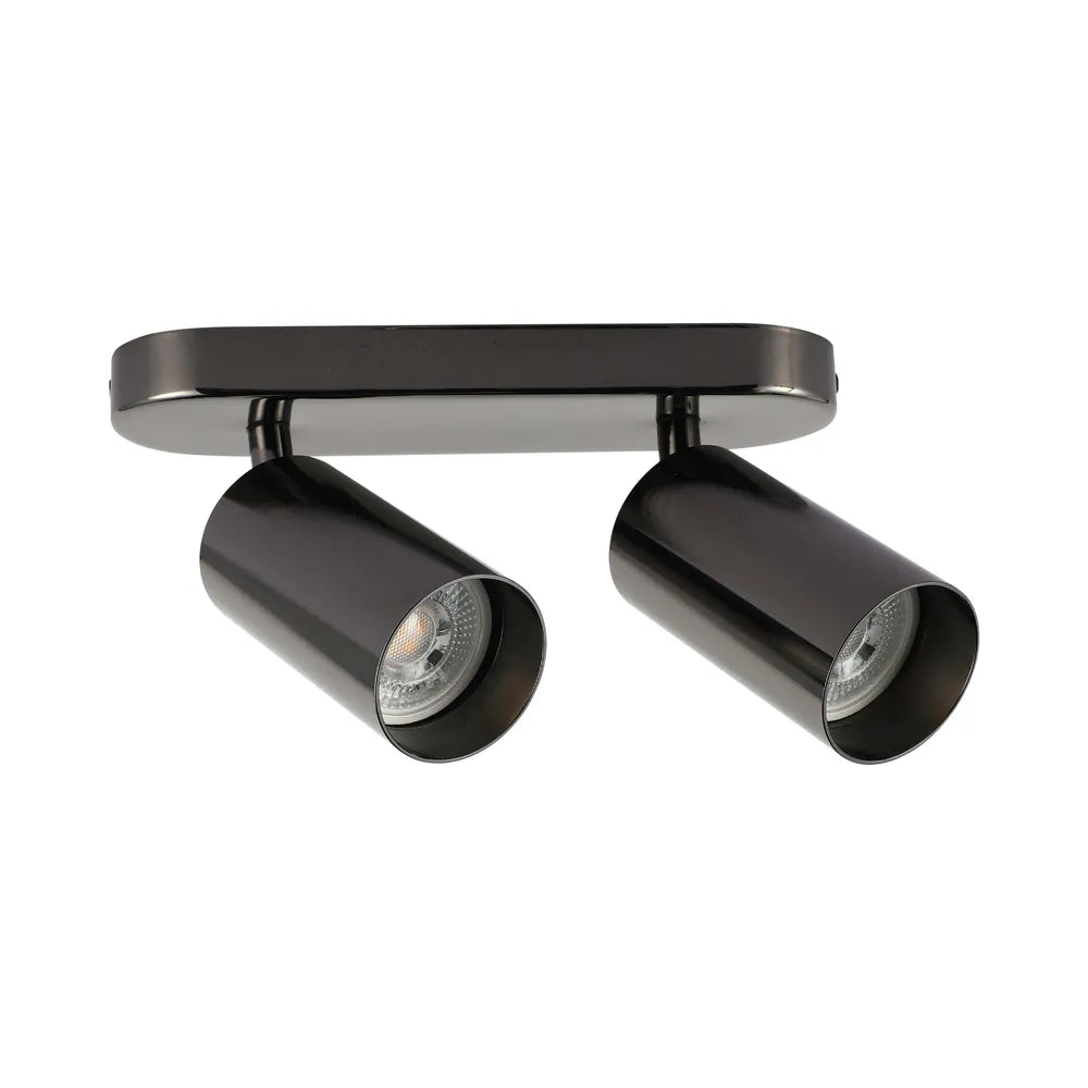 Focos TEKLED Astra Gris Perla Cilindro GU10 Foco-2 Lámpara-172-030392
