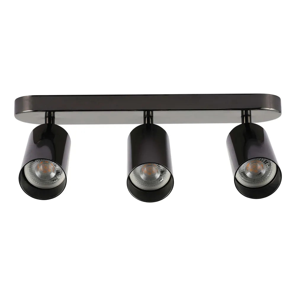 Focos TEKLED Astra Gris Perla Cilindro GU10 Foco-3 Lámpara-172-030393