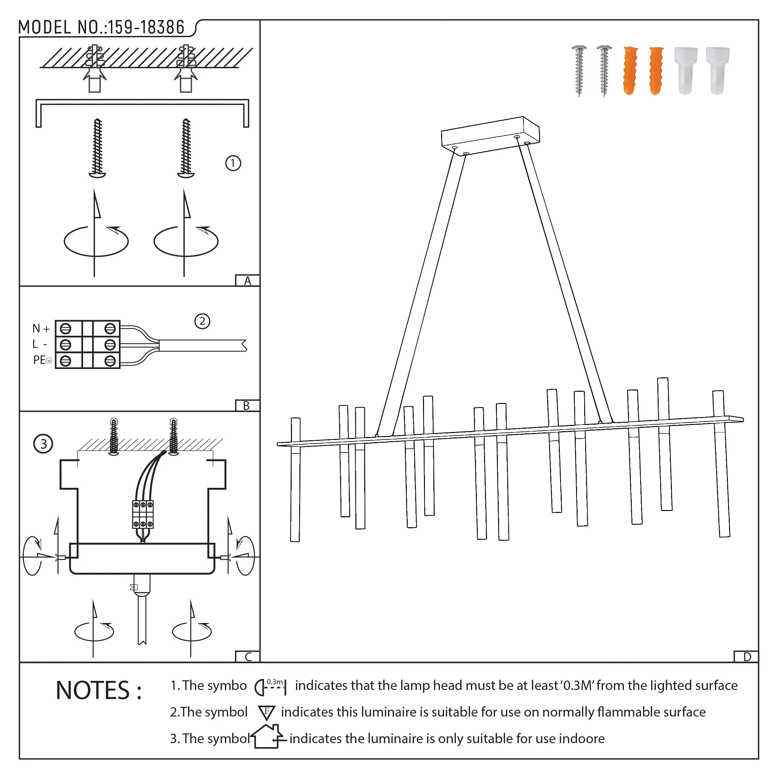 Lámpara de Araña Moderna en Negro y Latón con Tubos de Vidrio – Lineal y Circular