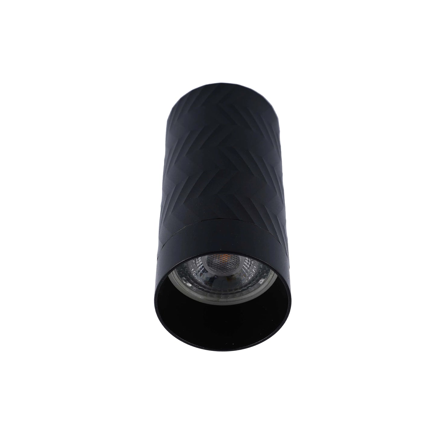 Downlight Chevron GU10 – Cilindro empotrado de 122 mm, regulable, máximo 50W