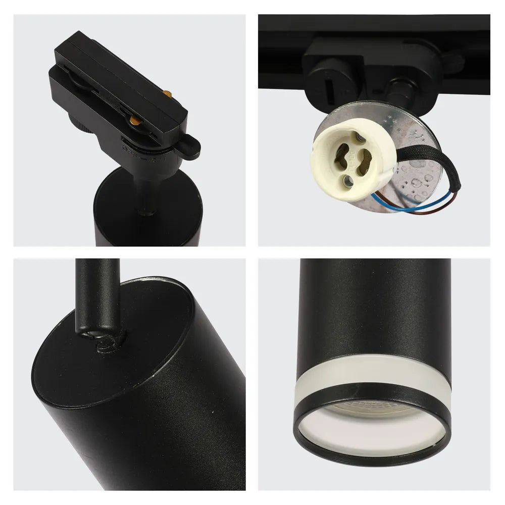 Primer plano del Foco de Rail Circular Glow GU10-173-03002