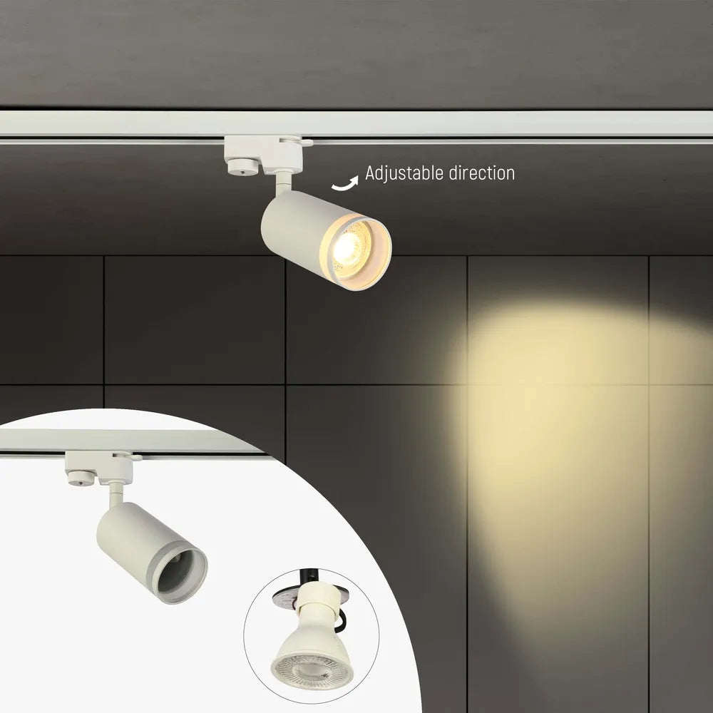 Detalles del Foco de Riel Circular Glow GU10-173-03004