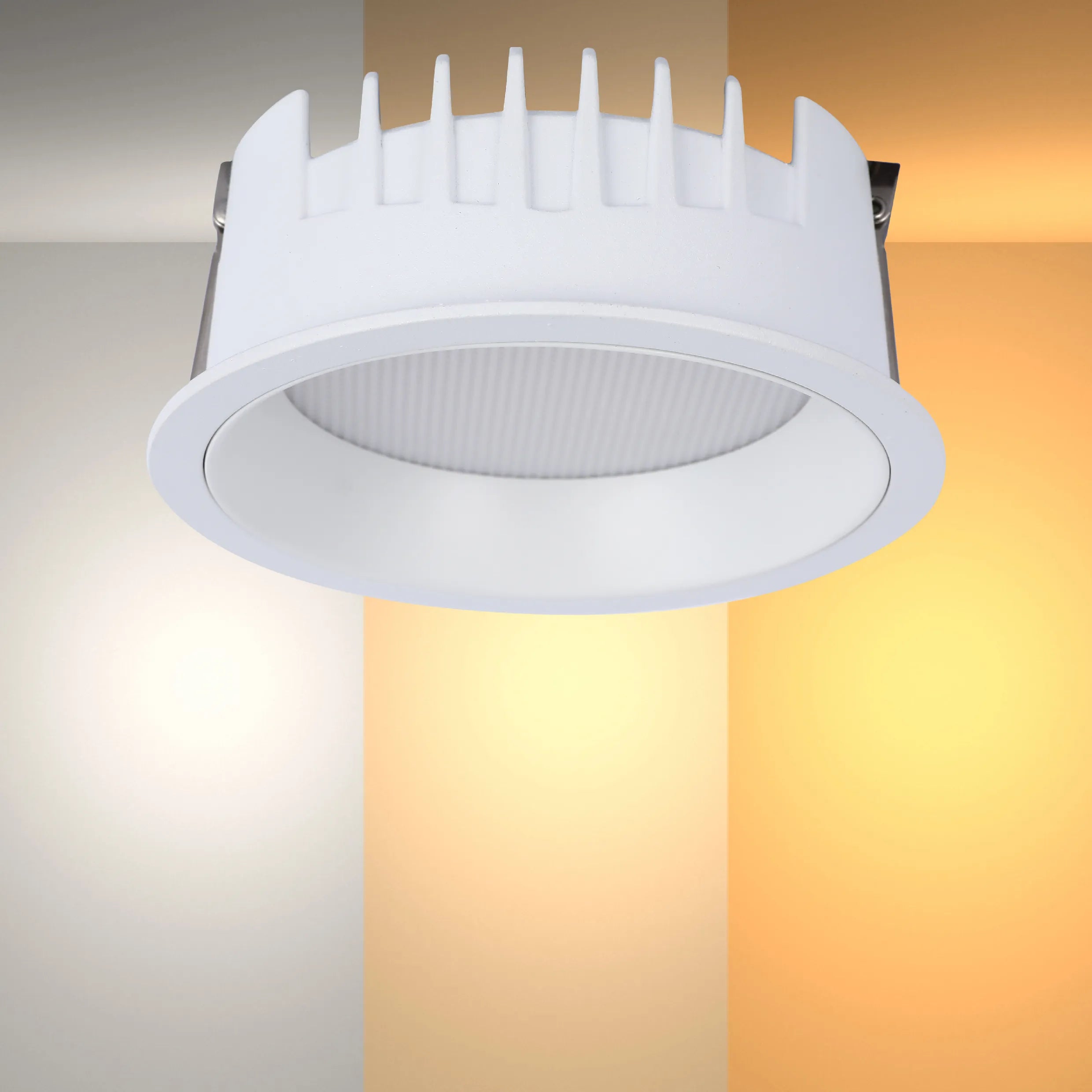 Downlight LED Empotrado Circular - Negro y Blanco - Varios Tamaños