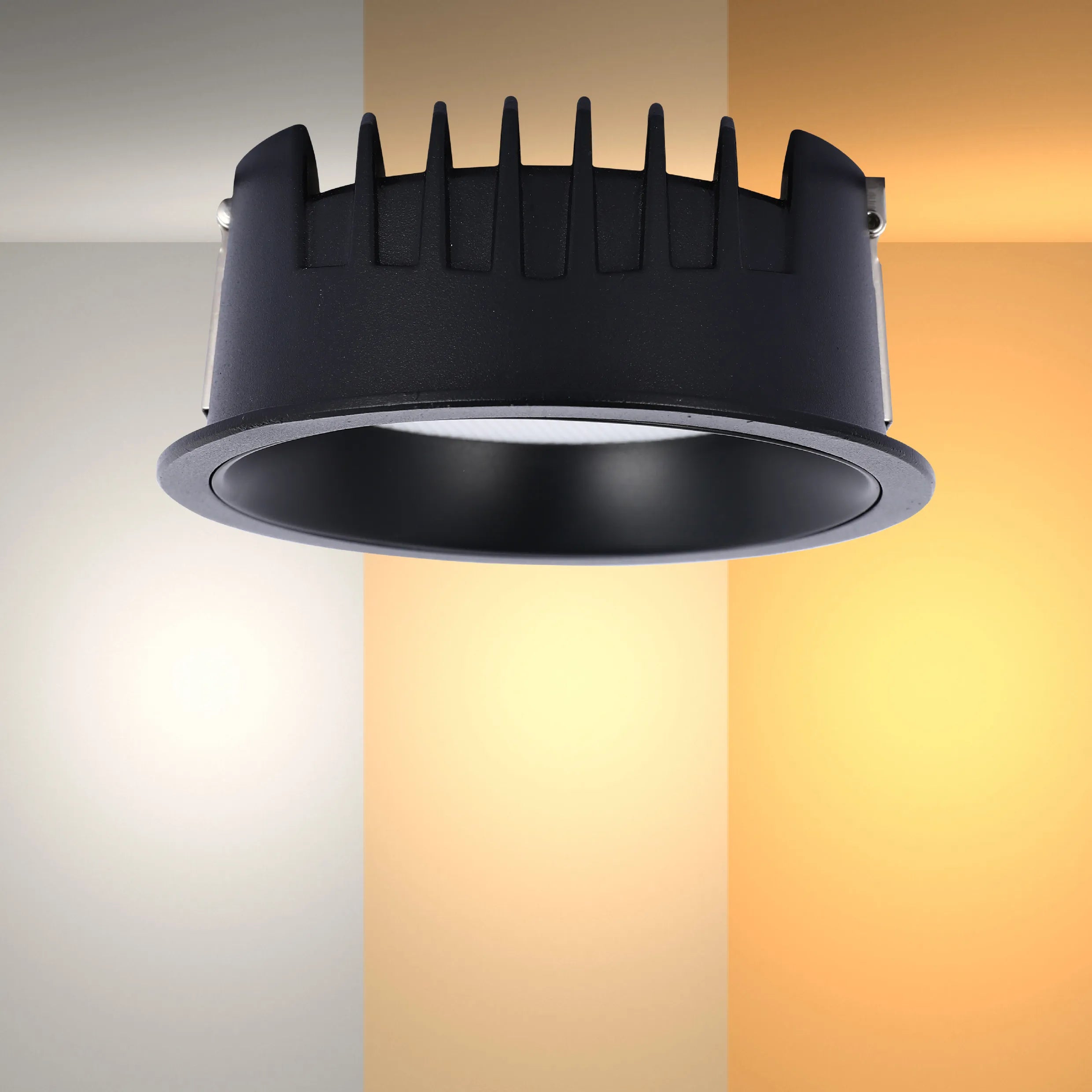Downlight LED Empotrado Circular - Negro y Blanco - Varios Tamaños