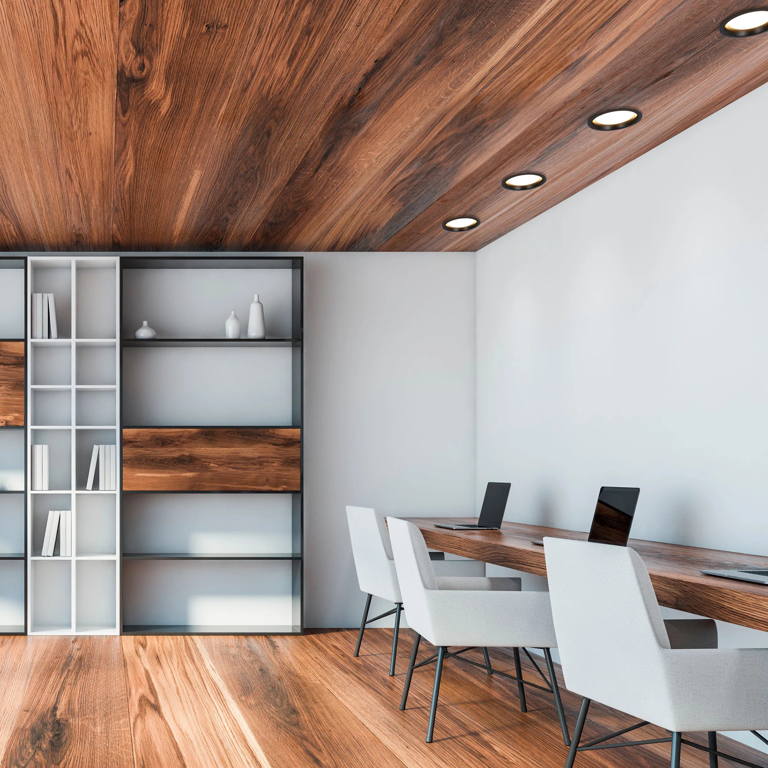 Downlight LED Empotrado Circular - Negro y Blanco - Varios Tamaños