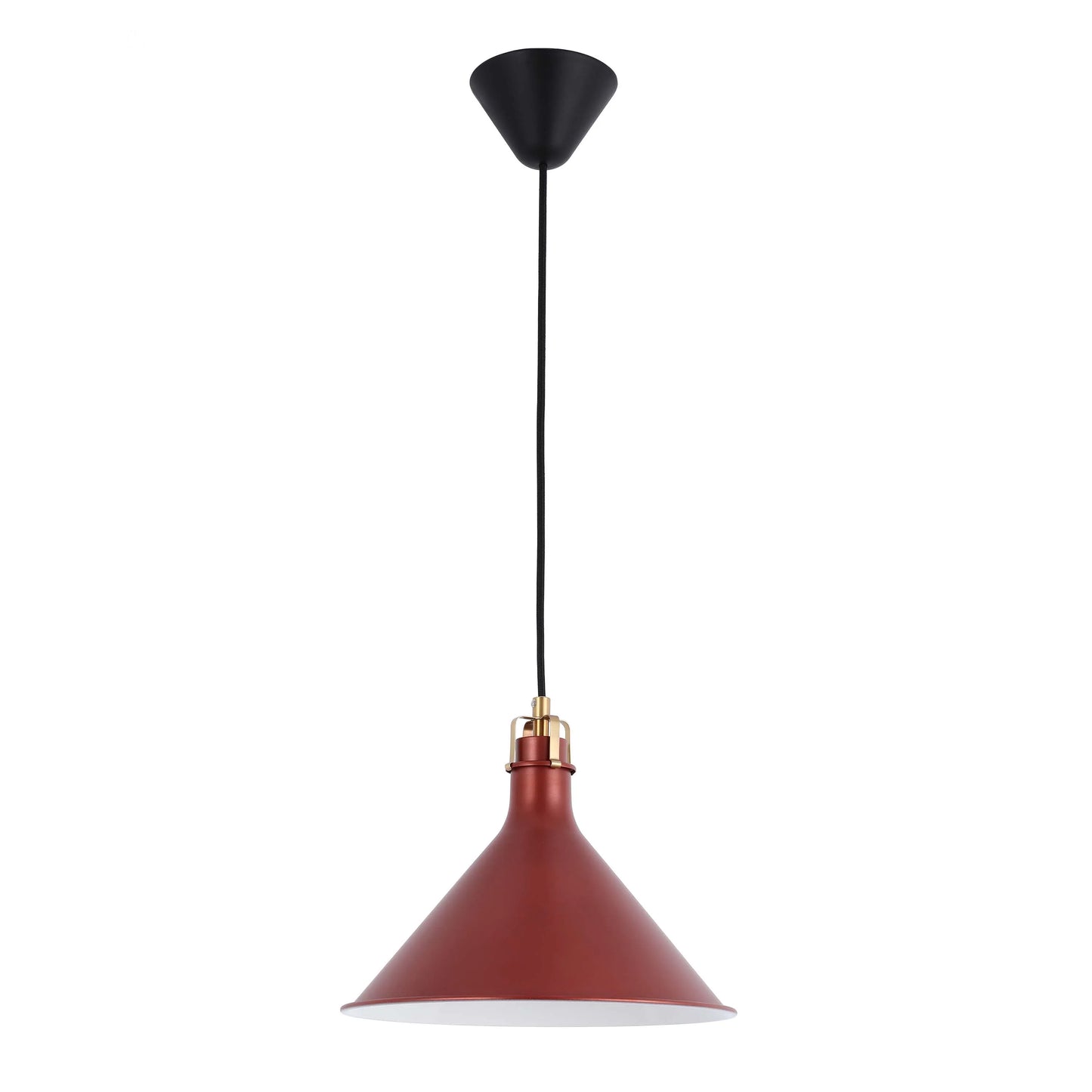 Lámpara colgante cónica - Casquillo E27, máximo 40W, regulable