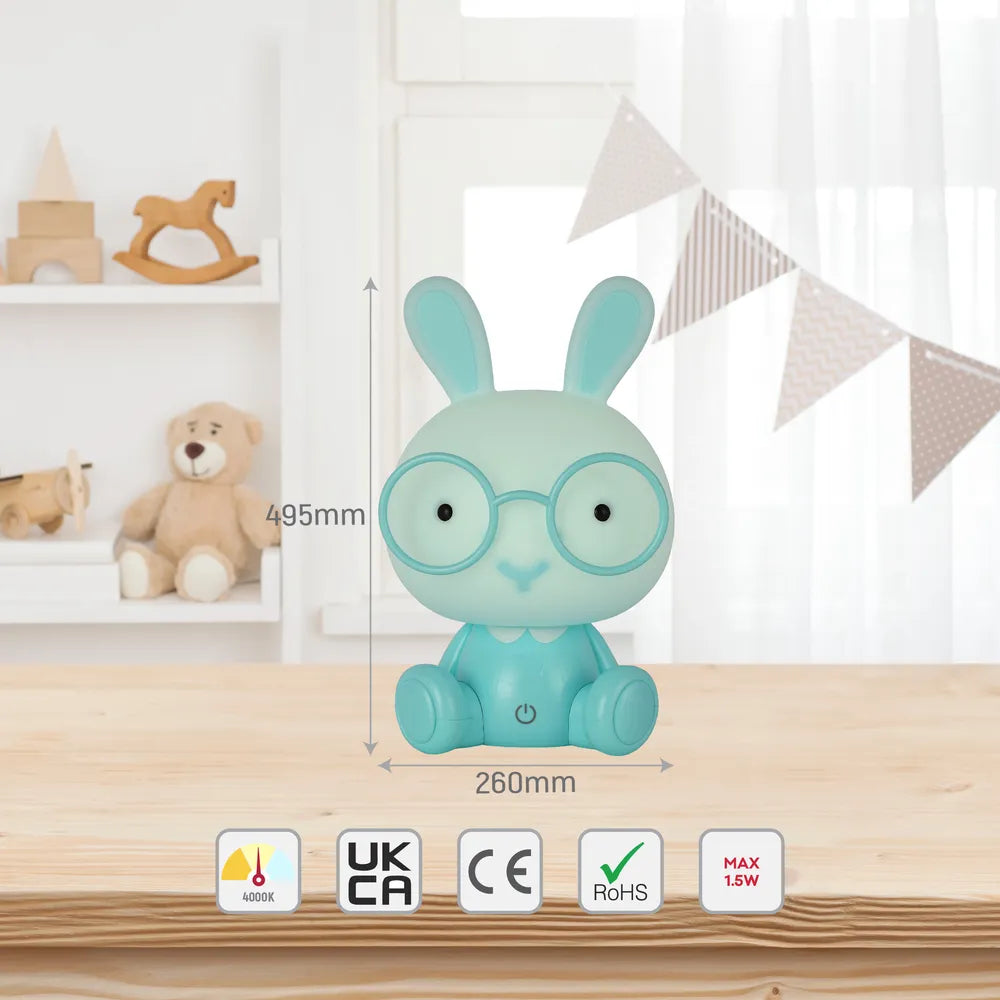 Tamaño y especificaciones técnicas de la Lámpara de Noche LED Cuddle Critters Sleep Lamps-130-03780