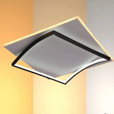 Lámpara de Techo LED con Marco Curvo, CCT, 42W, Montaje al Ras