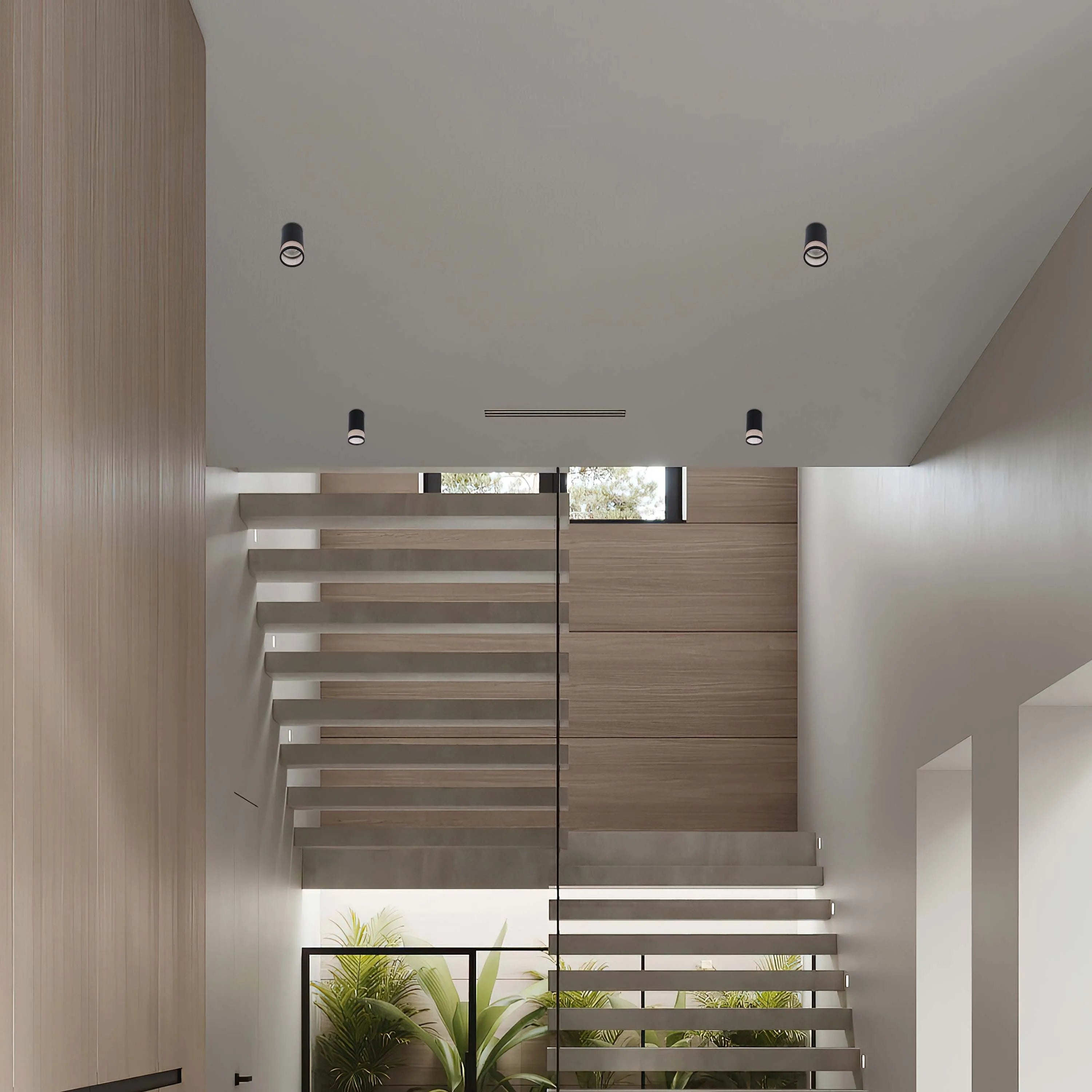 Colección de luces con diseño cilíndrico de malla