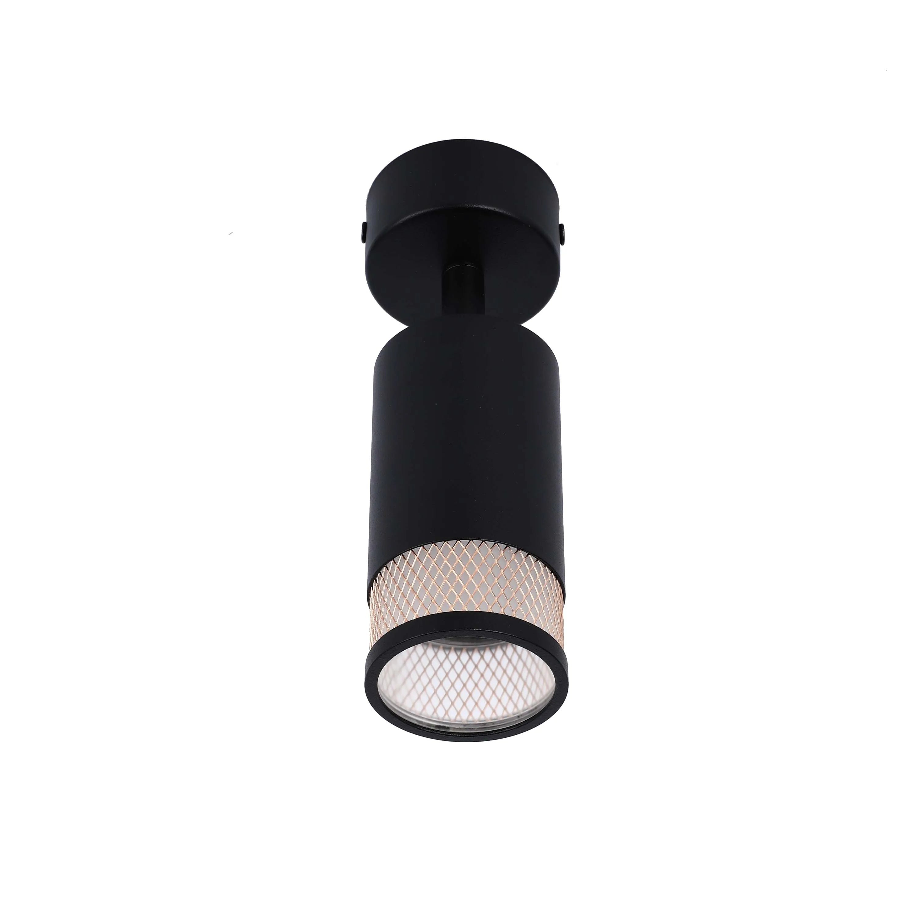 Colección de luces con diseño cilíndrico de malla