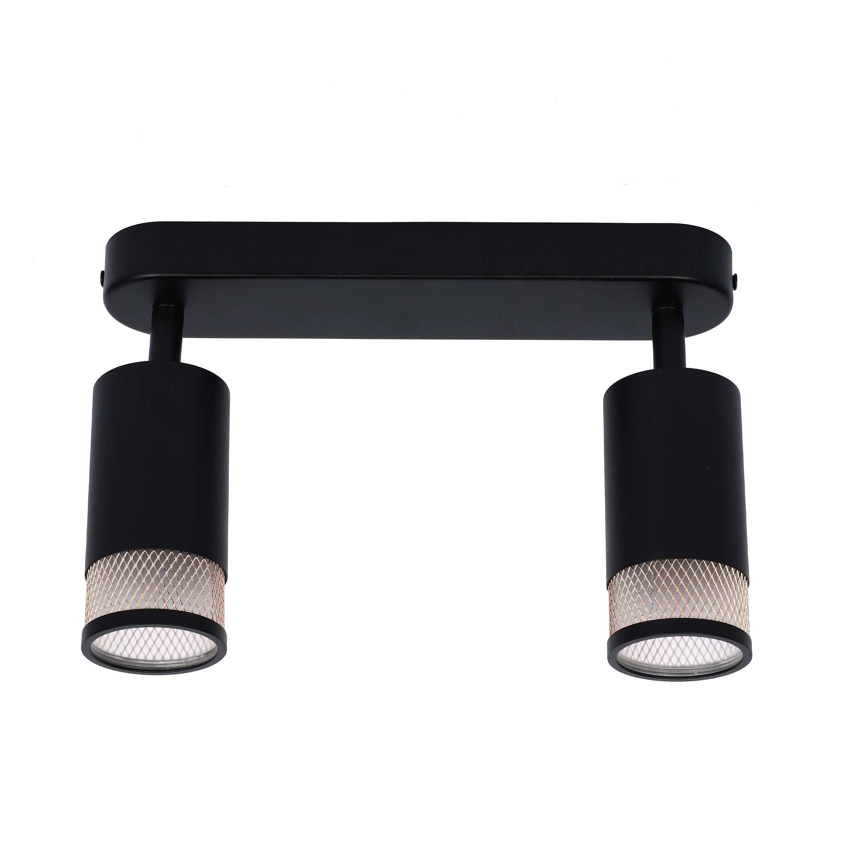 Colección de luces con diseño cilíndrico de malla