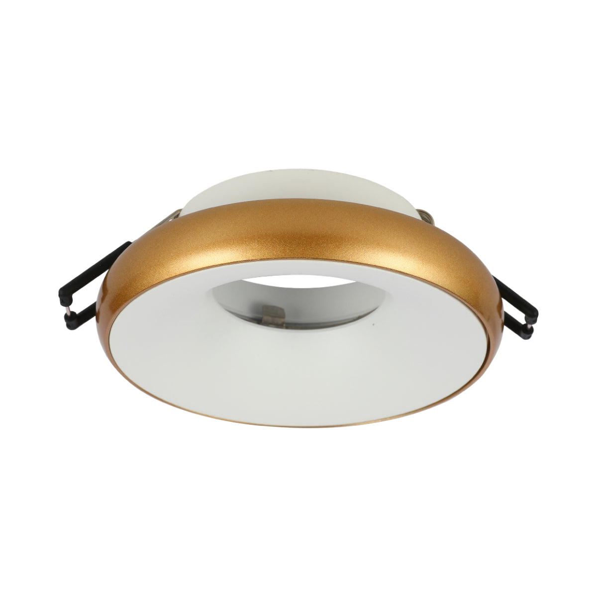 Downlight de aluminio con bisel acentuado, ideal para la iluminación de espacios modernos como cocinas y salones.