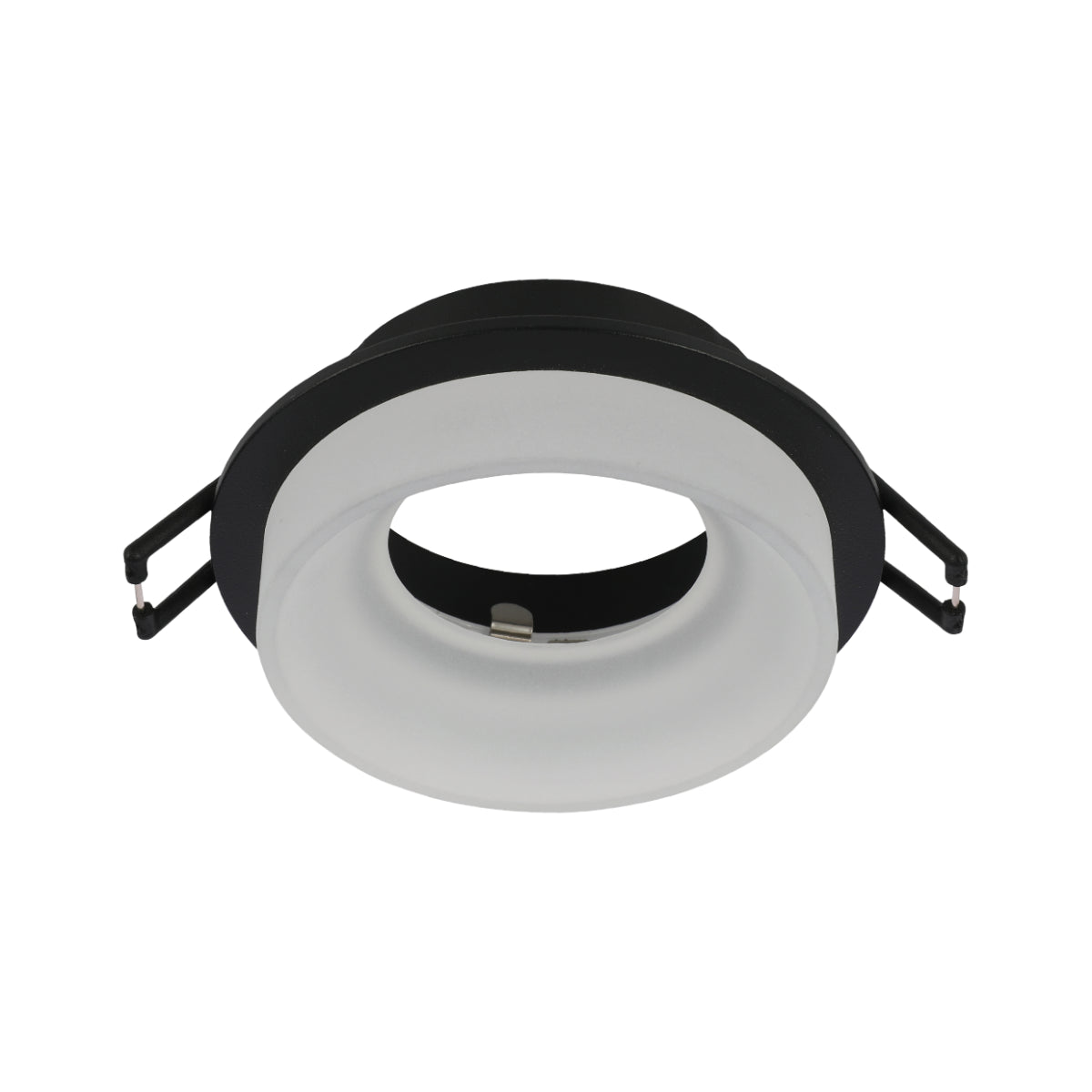 Luz empotrada fija GU10 de aluminio, ideal para oficinas modernas, proporcionando iluminación suave y uniforme con diseño elegante.