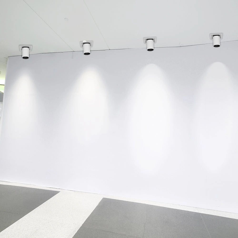 Interior application of Telescopic Swivel Adjustable In-Out LED Downlight 10W Cool White 4000K White | TEKLED 165-03938