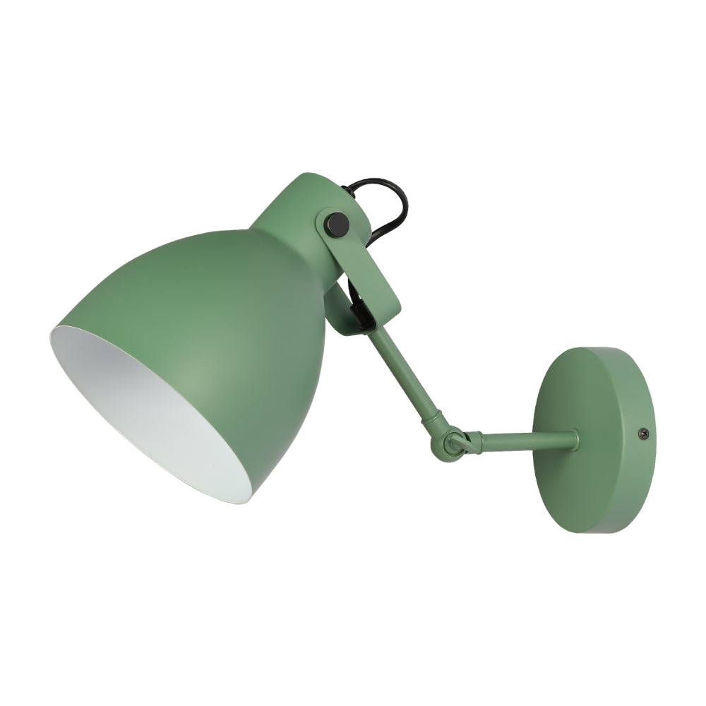 Luz de pared ajustable estilo nórdico, ideal para oficinas modernas y salas de estar con decoración minimalista.