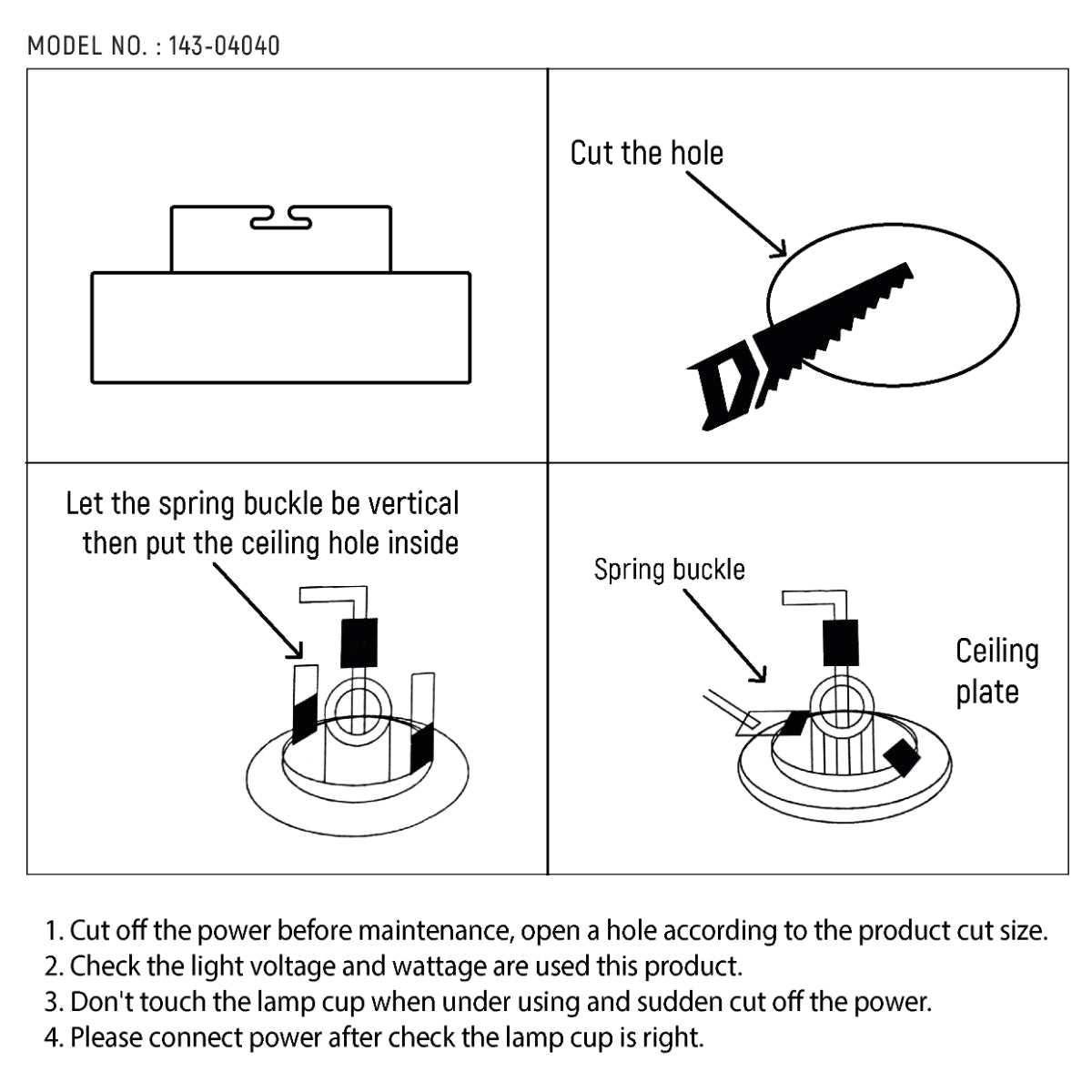 Detalles técnicos del downlight de aluminio fundido con acentos de cobre, ideal para espacios contemporáneos y decoración moderna.