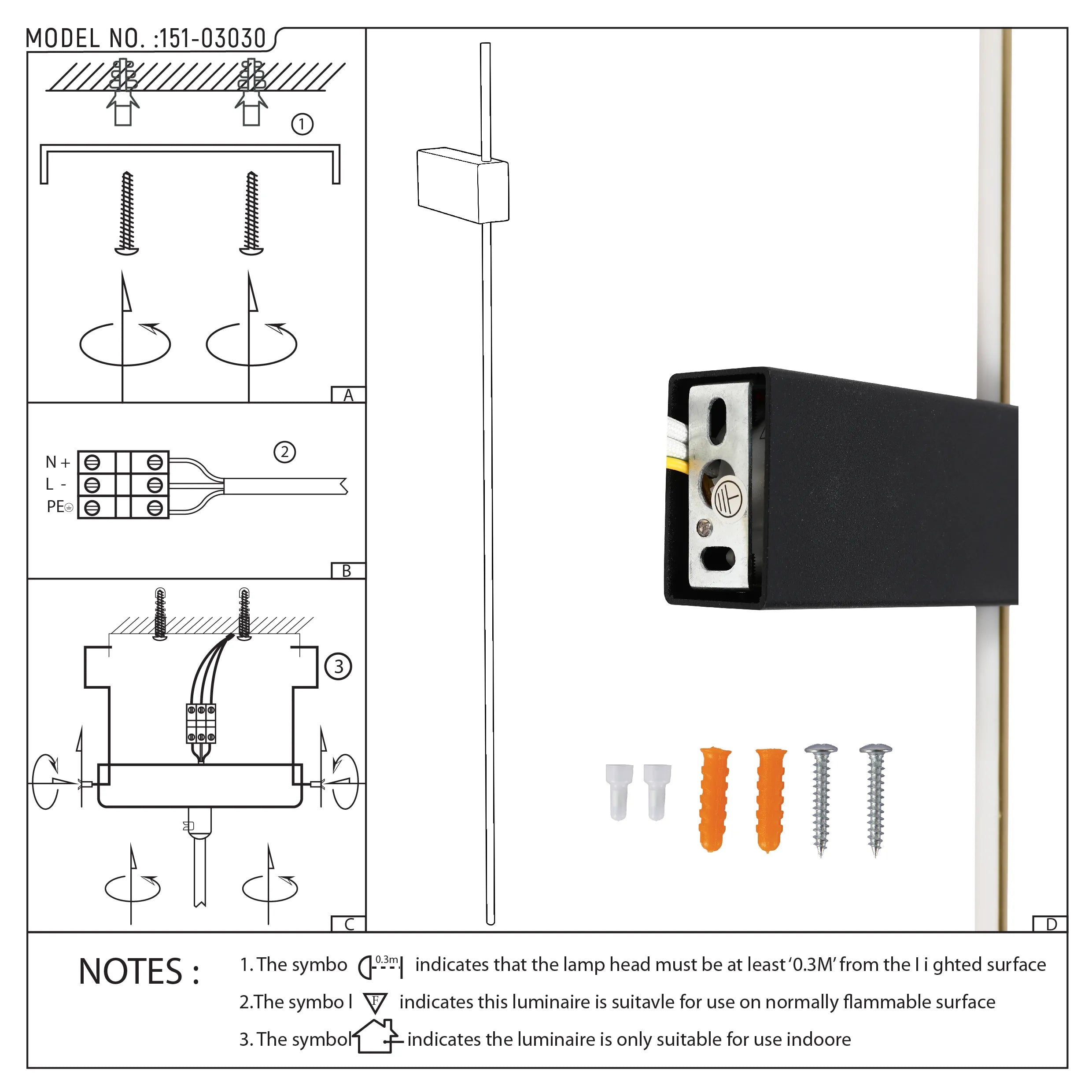 Aplique de Pared LED Aurora Slimline – Minimalista Moderno en Negro y Dorado