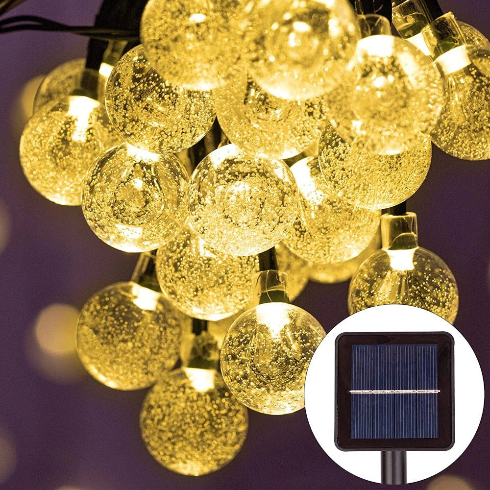 Main image of Lyra Solar Globe 60 LEDs 14m Warm White LED String Light