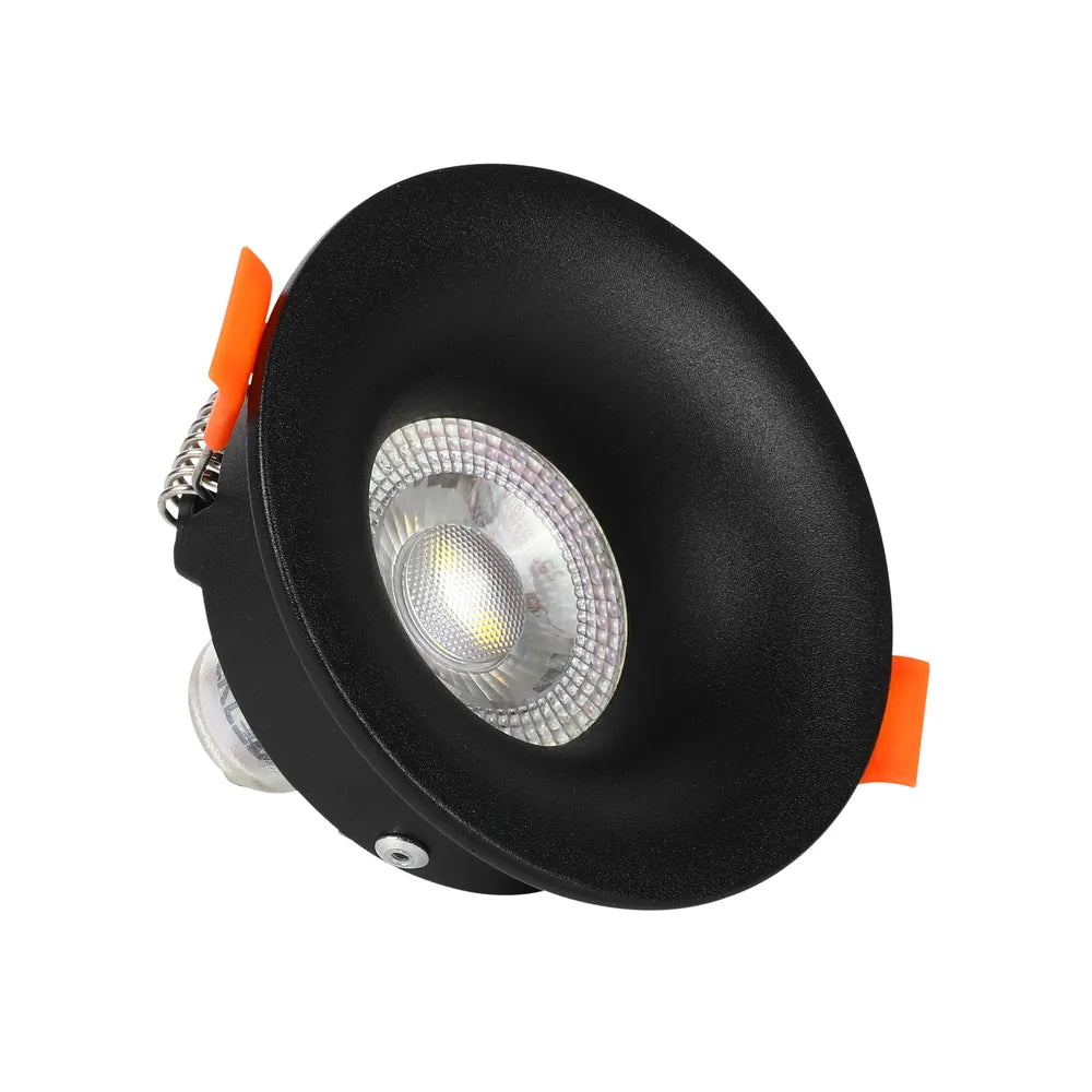 Foco Downlight GU10 TEKLED Halo Baja Reflectancia Fija Empotrada GU10-Black-143-03992
