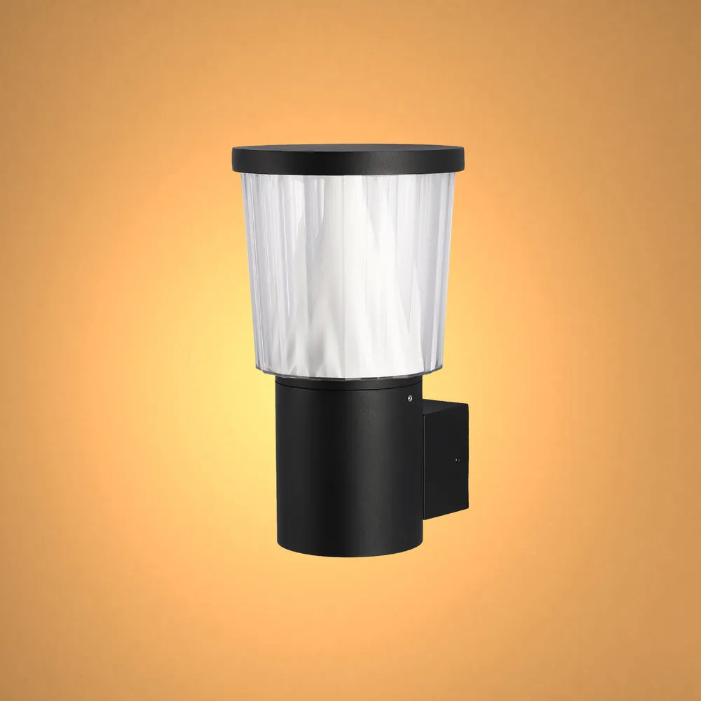 Aplique de pared exterior TEKLED HaloGlow Lámpara de pared LED – Blanco cálido 12W-Título predeterminado-183-03474