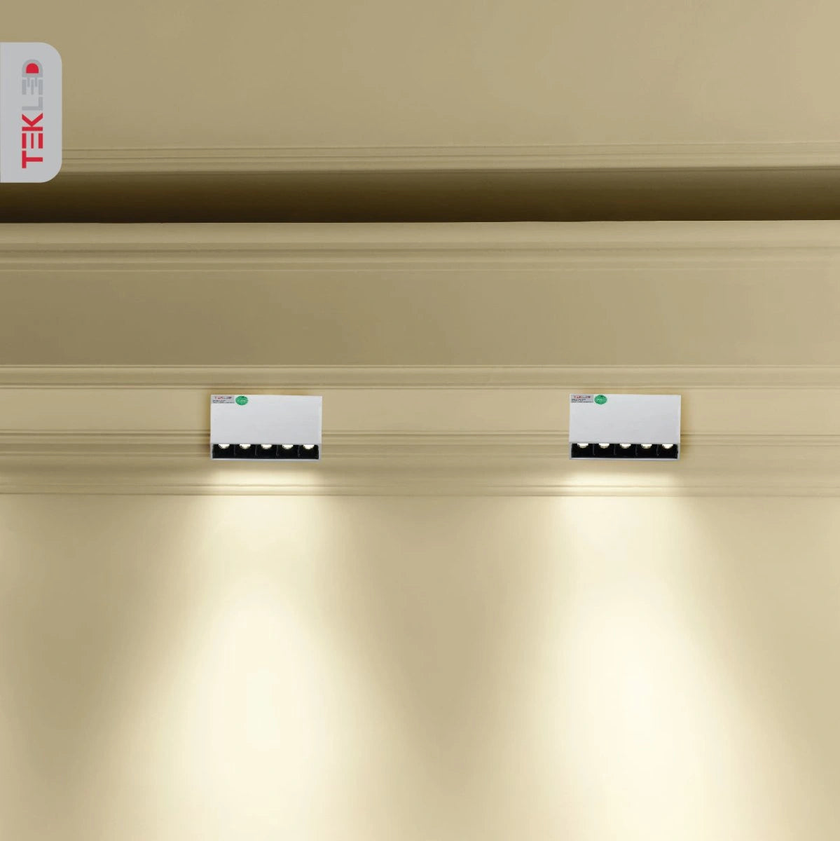 Indoor usage of LED Mirage Blade Surface Mount Downlight 10W Cool White 4000K White IP20