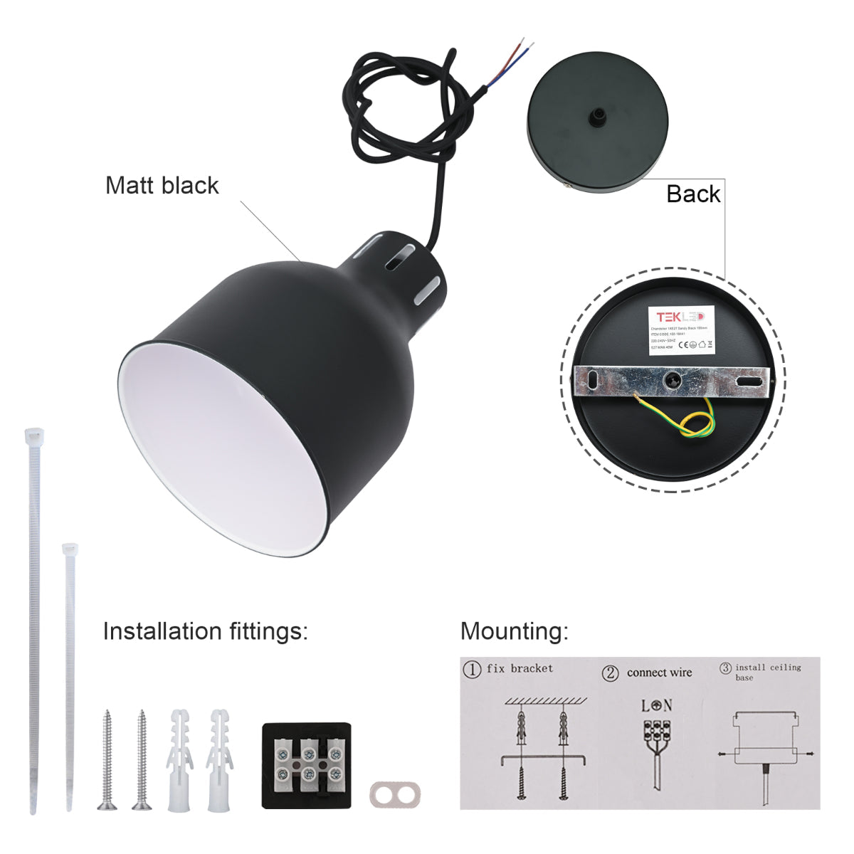 Luz colgante cilíndrica con tapa de cúpula, perfecta para cocinas modernas y comedores elegantes.