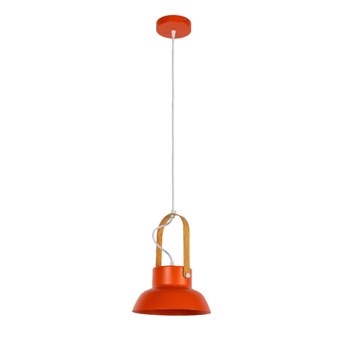 Imagen principal de una lámpara colgante nórdica en forma de cono, ideal para comedores con decoración contemporánea.