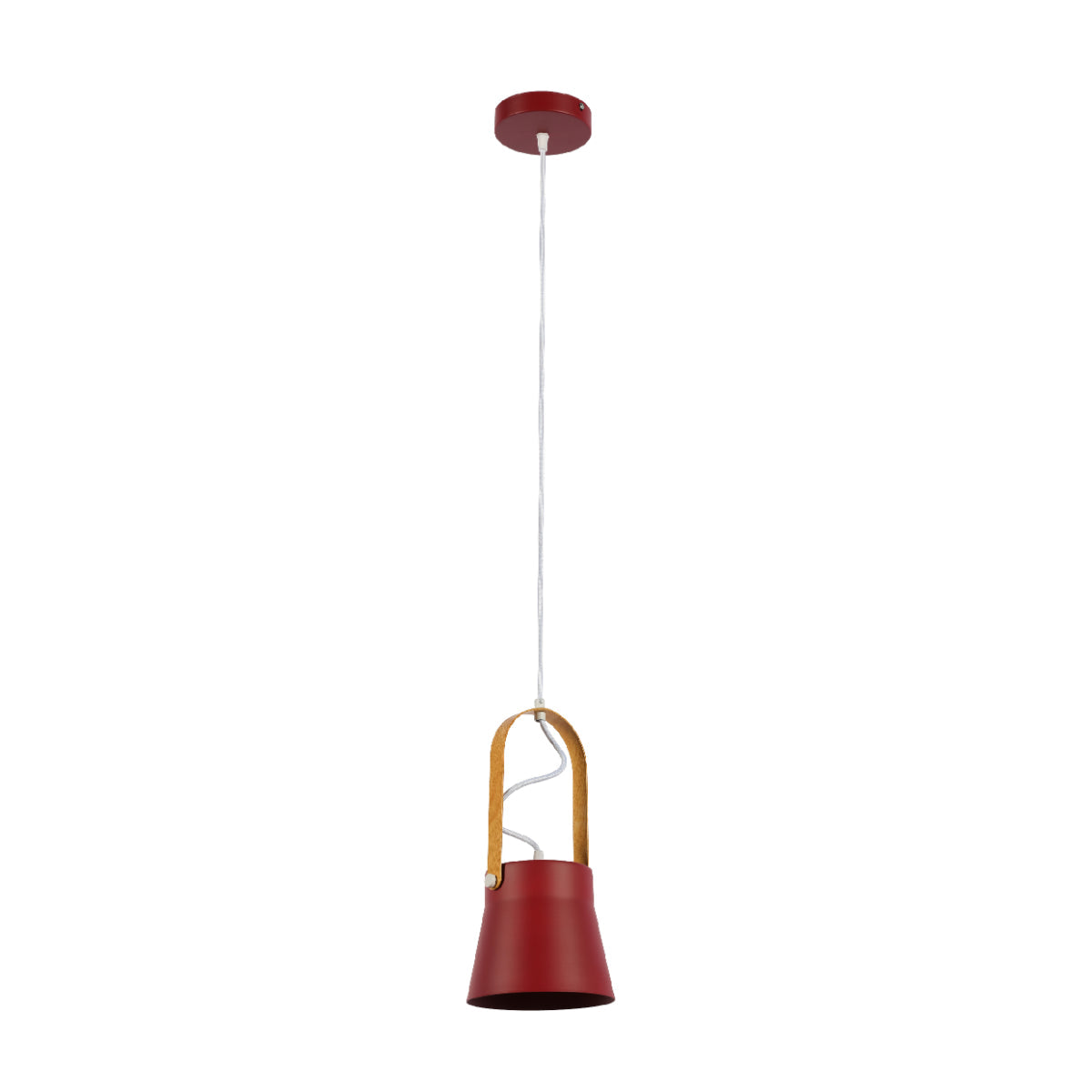 Lámpara colgante de cono nórdica, perfecta para comedores con estilo moderno y diseño minimalista que aporta elegancia y funcionalidad.