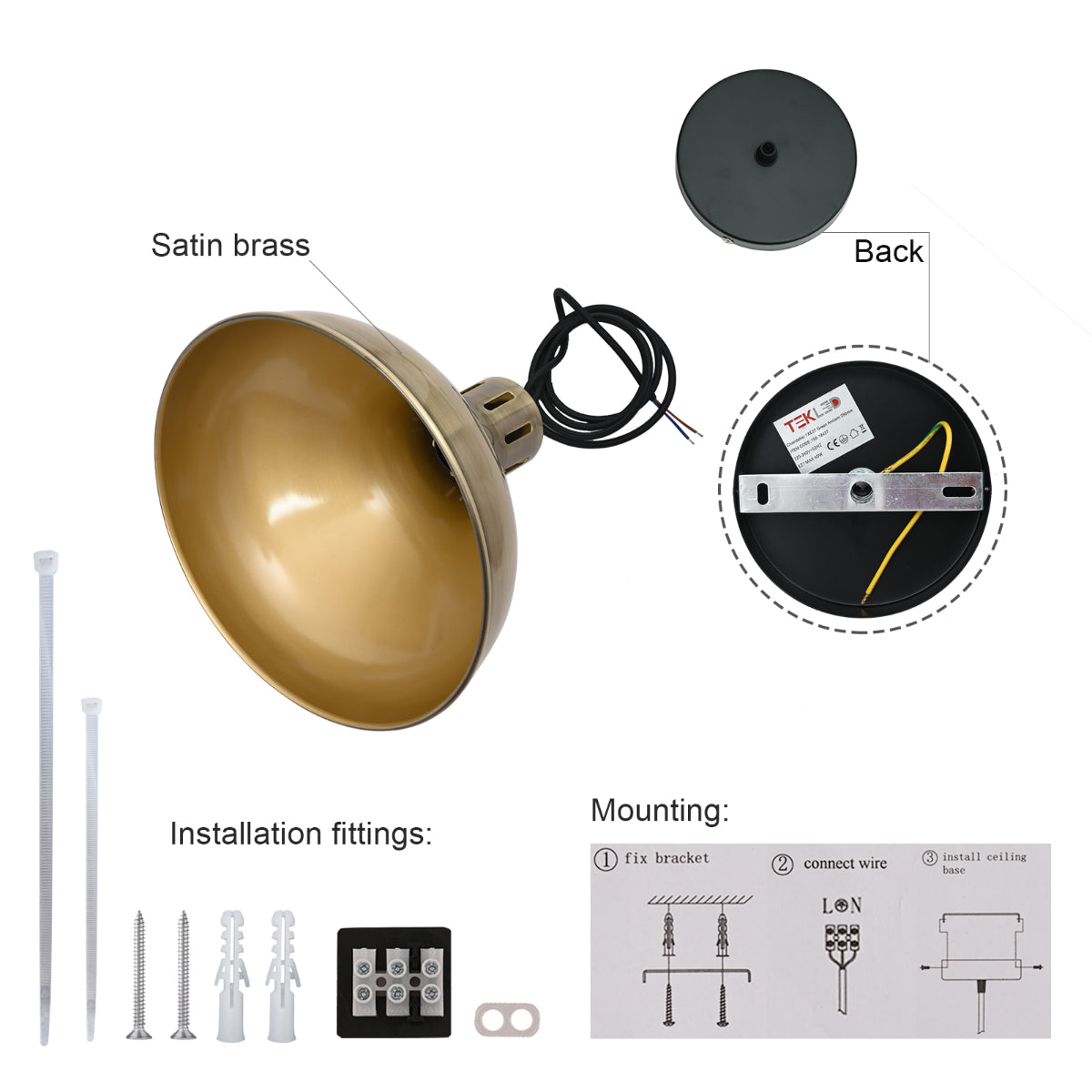 Luz colgante de domo de cebolla artesanal, perfecta para comedores con estilo rústico y toques vintage.