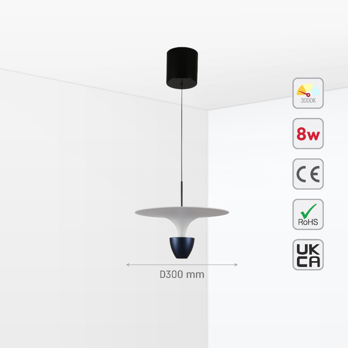 Lámpara colgante de diseño moderno en forma de fuente, perfecta para comedores con decoración contemporánea.