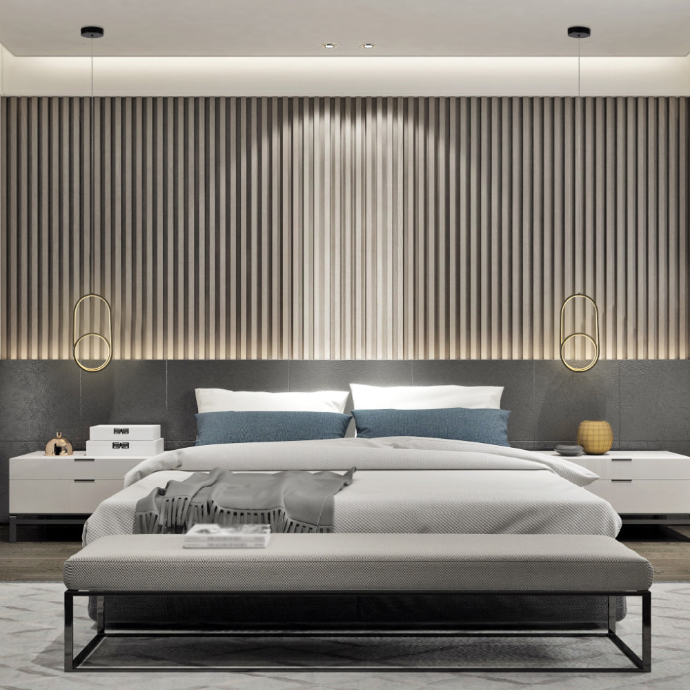 Luz de pendiente negra, con diseño nórdico moderno, ideal para habitaciones contemporáneas como lámpara de noche.