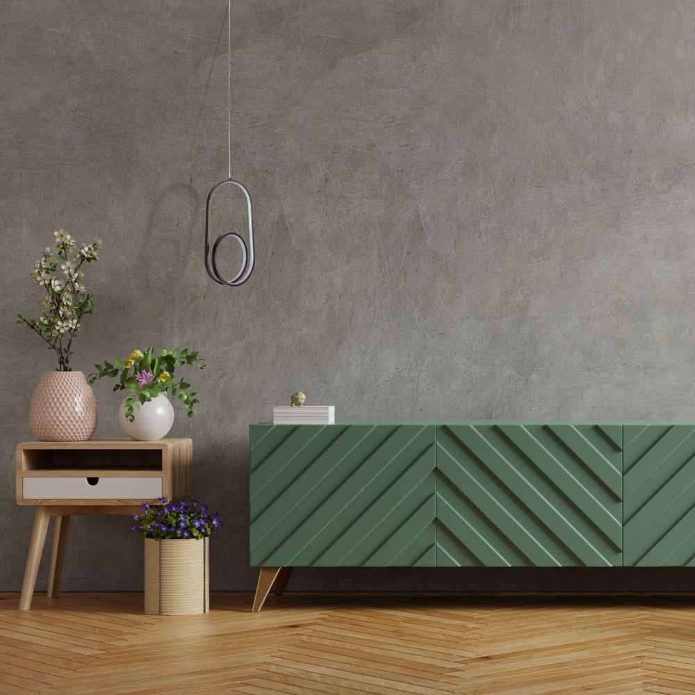 Luz colgante LED de anillo negro moderna para dormitorio, perfecta para decoración nórdica y ambiente acogedor.