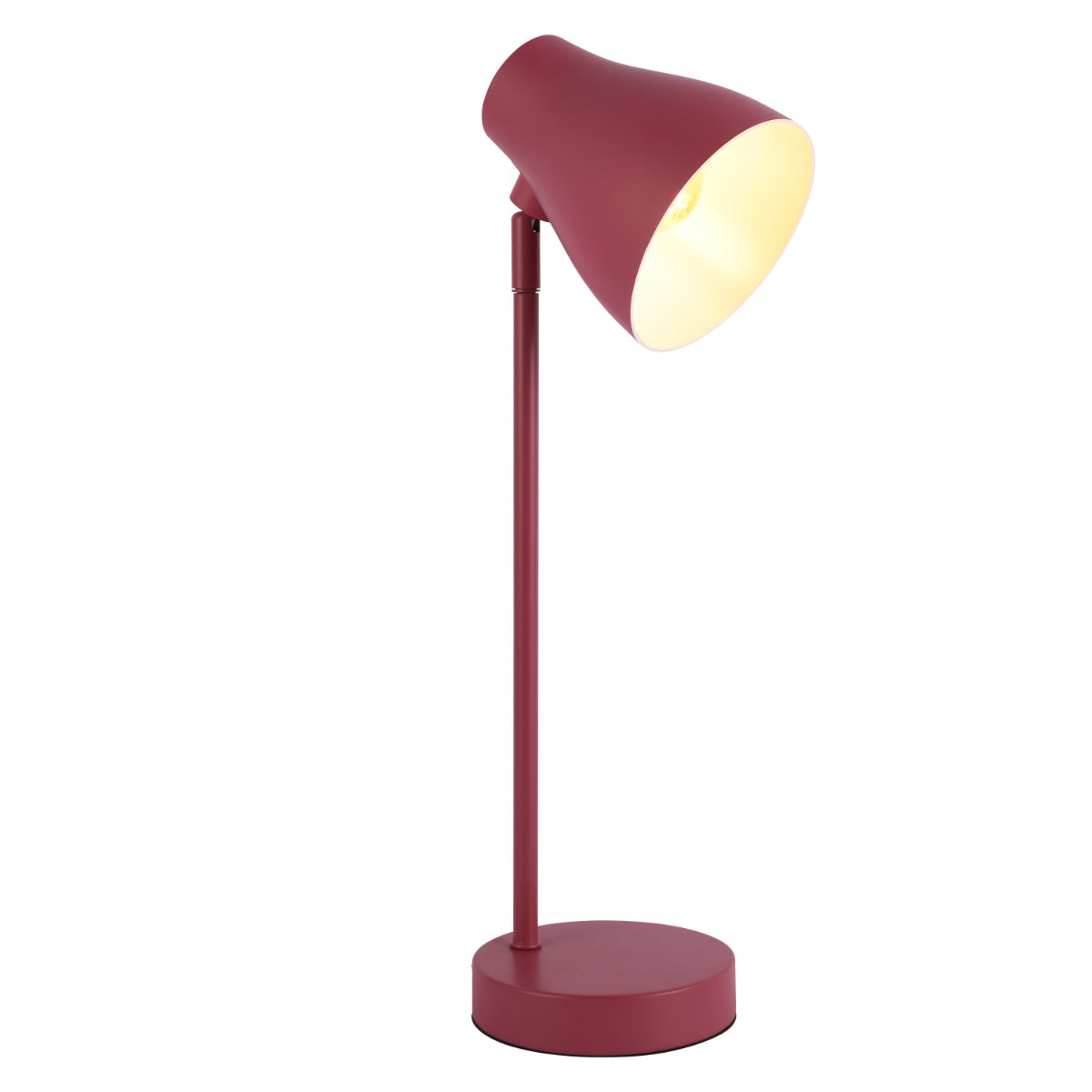 Lámpara de escritorio rotatable, perfecta para oficinas modernas, combinando funcionalidad y estilo contemporáneo en diversos colores.