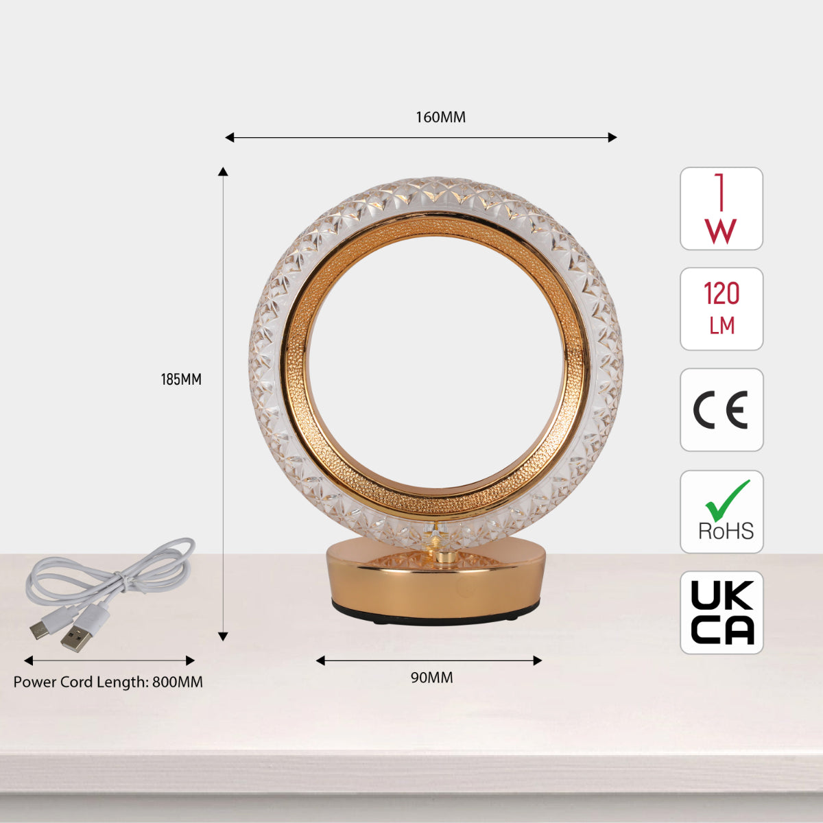 Lámpara LED en forma de anillo, ideal para oficinas modernas, proporcionando una iluminación suave y contemporánea.