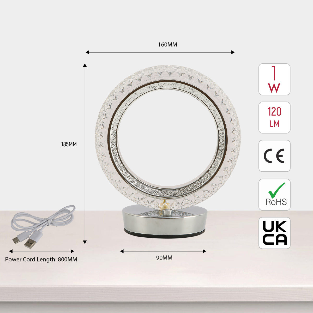 Lámpara LED en forma de anillo ideal para oficinas modernas, proporcionando luz suave y elegante para un ambiente acogedor.