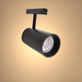 Magnetic Tracklight TEKLED LED Cylinder Magnetic Rotatable Track Light 20W 48V Cool White 4000K Black Finish(TEKLED)-169-03040--169-03040