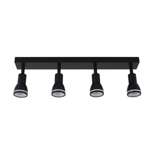 DDL0084/4 GU10 4- wattsay Spotlight Color Negro (TEKLED)