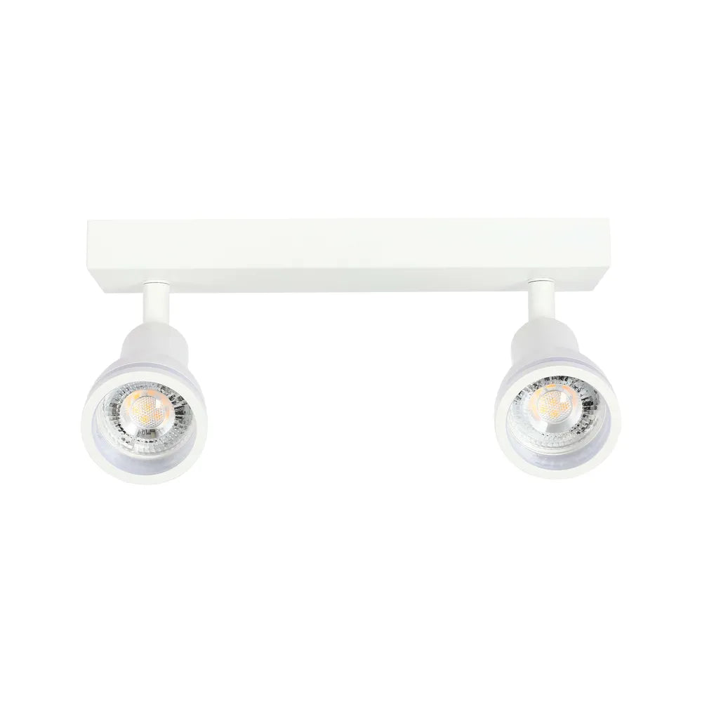 Focos TEKLED Luma Cylindro GU10 Montura de Foco-Blanco-172-03218