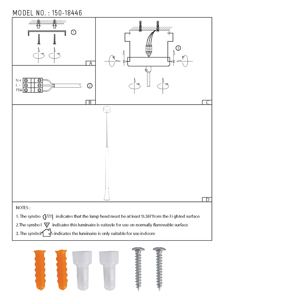 Luz colgante LED de 5W en bronce y negro, perfecta para espacios modernos como cocinas y comedores.