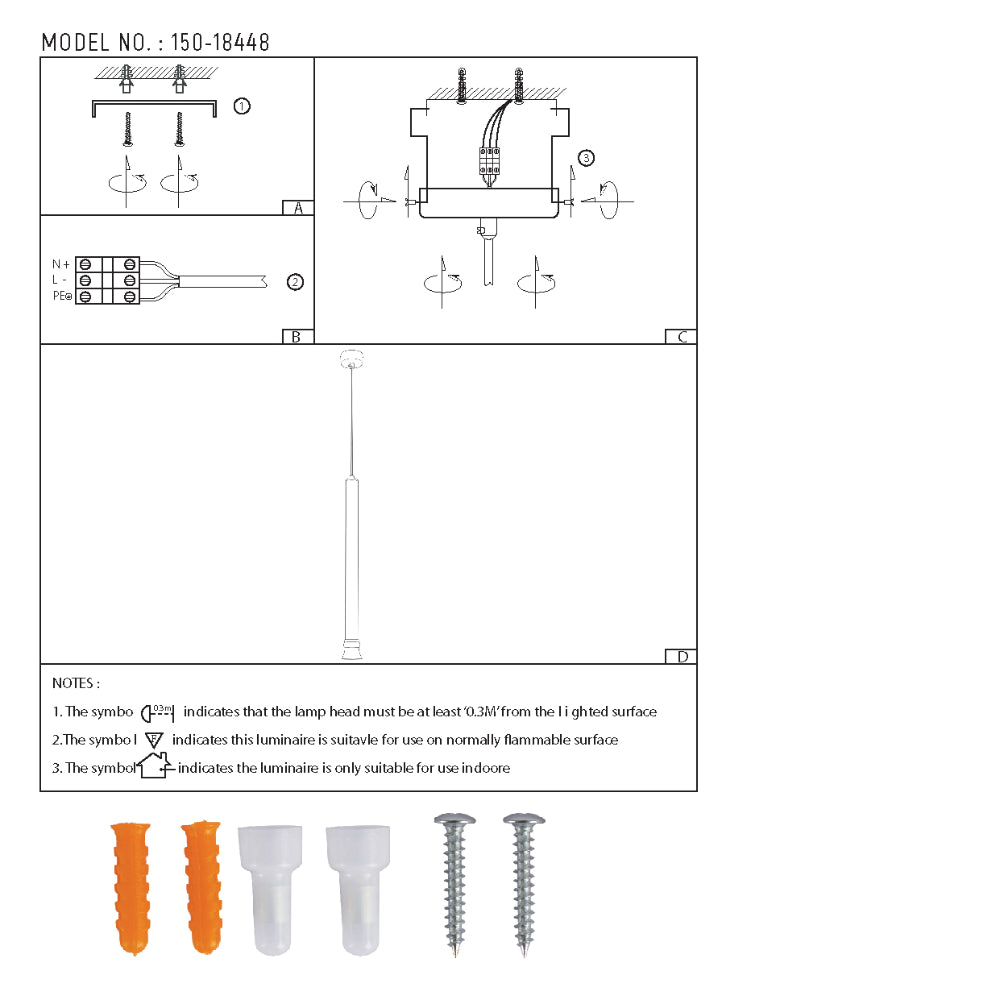 Lámpara colgante LED de 5W en negro y bronce, perfecta para espacios modernos como comedores o oficinas elegantes.