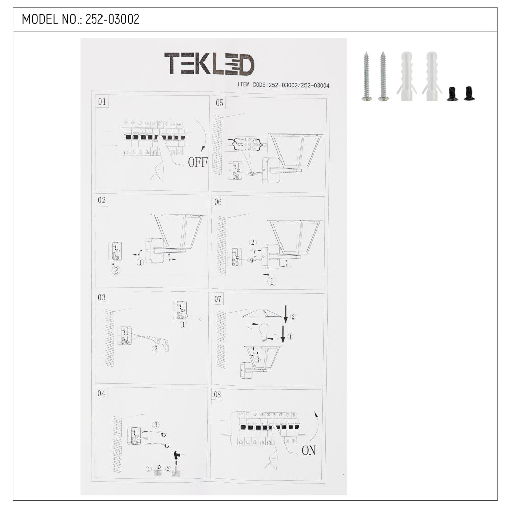 Lámpara de pared exterior estilo rústico, ideal para patios y jardines, perfectas para crear ambientes acogedores al aire libre.